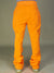 Rebel Minds Sweatpants - Fleece Stacked Fit - Orange - 100-475