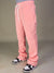 Rebel Minds Sweatpants - Fleece Stacked Fit - Dusty Pink - 100-475