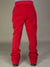 Rebel Minds Sweatpants - Fleece Stacked Fit - Red - 100-475