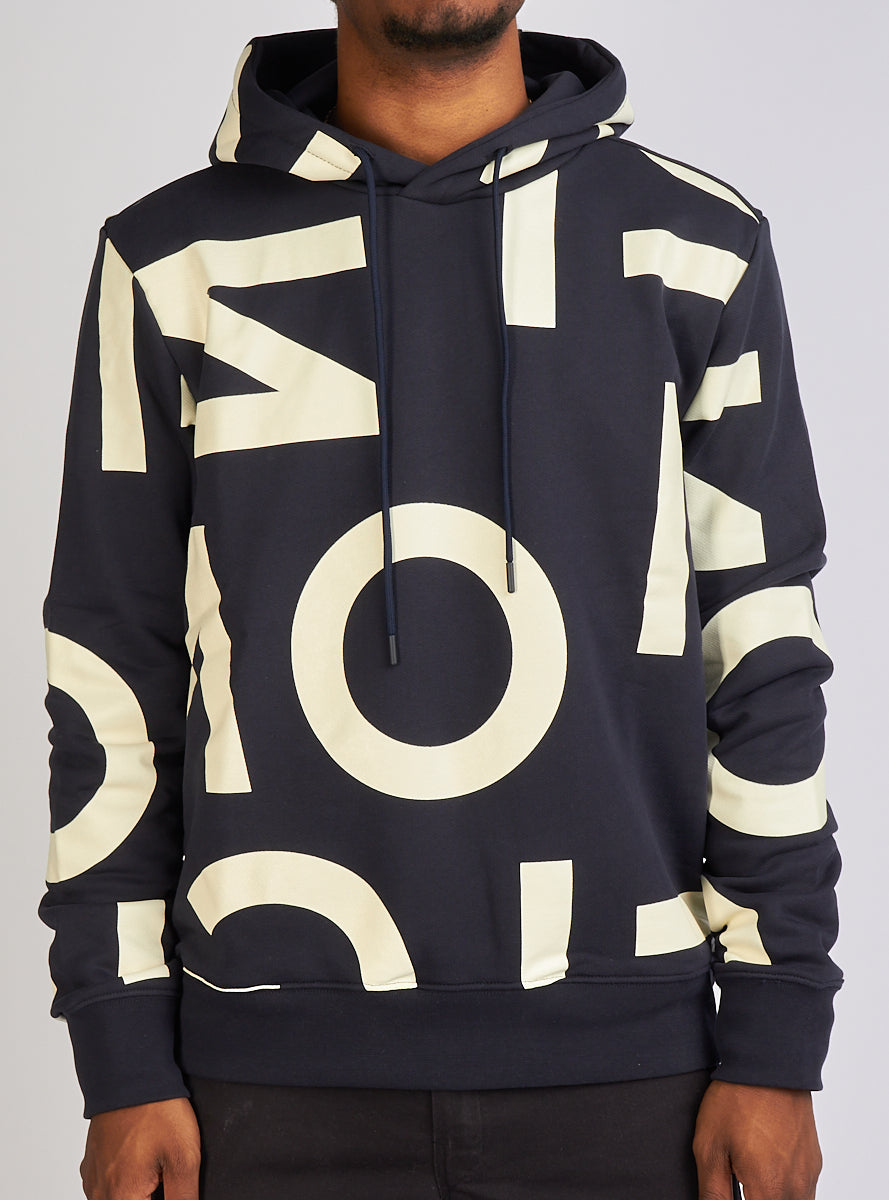 INIMIGO Moving Letters Print Hoodie – Inimigo Clothing