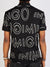 Inimigo Polo T-Shirt - Moving Letters - Dark Black - IPL9219