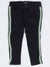 Ops Kids Jeans - Side Stripe - Black And Green - OPS1905K