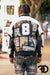 Makobi - F1028 Narco 8 Ball Varsity Jacket - Black