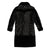 F1300 Heritage Long Quilted Coat - Black