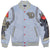 F1071 CASA De Wool Varsity Jacket - Blue