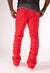 Makobi Sweatpants - F6220 Malik Stacked - Red