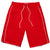 Makobi Shorts - F678 Baroque Terry - Red