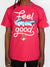 Fifth Loop T-Shirt - Feel Good - Beetroot - FLT306