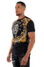 George V T-Shirt - GV BAROQUE LION - BLACK - GV2502