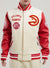 Pro Standard Jacket - Retro Classic Wool Varsity - Hawks - Cream - BAH656082