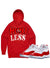 Pg Apparel Hoodie - Heartless - Red With White - HL400