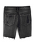 Purple-Brand Jean Shorts - Repair Wash - Black - P020