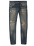 Purple-Brand Jeans - Dirty Indigo Blowout - Dirty Indigo Blue - P001