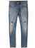 Purple-Brand Jeans - Flannel Repair - Indigo - P002
