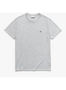 Lacoste T-Shirt - Crewneck Pima Cotton Jersey- Grey - TH6709
