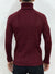 Buyer's Choice Sweater - Turtleneck Middle Print - Bordeaux - T3765