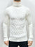 Buyer's Choice Sweater - Turtleneck Middle Print - Cream - T3720