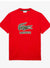 Lacoste T-Shirt - Crackled Logo - Red - TH0063 51 F8M