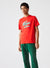 Lacoste T-Shirt - Crackled Logo - Red - TH0063 51 F8M