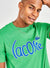 Lacoste T-Shirt - Warped Text - Green - TH0049 51 QMN