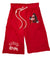 Retro Label Short Set - Fire Rising - Red - Vengeance78