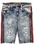 Rock Revival Denim Shorts - Quince H3 - Blue Flame - Vengeance78