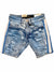 Jordan Craig Shorts - Striped & Painted - Ice Blue - J3175SB - 67