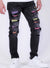 KDNK Jeans - Rainbow Stones - Black - KND4330