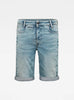G-Star Denim Shorts - D-Staq 3D - Sun Faded Aqua Marine - D10064-C300