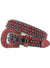 DNA Belt - Stones - Black and Red - 69