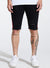 Crysp Denim Shorts - Line - Black - CRYSPSP221-131