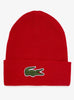 Lacoste Hat - Contrast Beanie - Red - RB1081-51