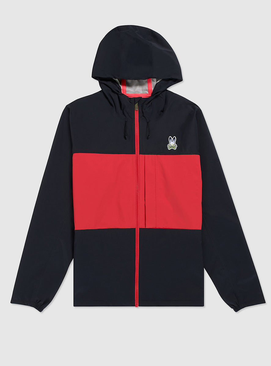 Psycho Bunny Jacket - Clifton Packable - Navy - B6N125N1BL – Vengeance78