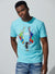 Fifth Loop T-Shirt - Splash III - Turquoise - FLT102