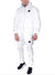George V Sweatsuit - Hooded Pattern - White/Silver - GV1001