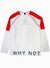 Buyer's Choice Sweatshirt - Why Not - White And Red - ST-6503