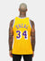 Mitchell & Ness Jersey - Lakers 34 O'Neal - Yellow - SMJYGS18179