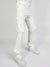 Politics Flare Stacked Pants - Mott - White - 506