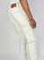 Politics Flare Stacked Pants - Mott - White - 506