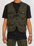 Highly Undrtd Vest - Woven Multi Pocket - Dark Olive - UF2966