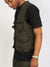 Highly Undrtd Vest - Woven Multi Pocket - Dark Olive - UF2966