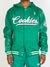Cookies Jacket - Pack Talk Hooded Letterman - Forest Green - 1564O6618