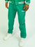 Cookies Track Pants - Pack Talk Paneled - Forest Green - 1564B6620