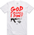 Point Blank - God Forgives, I Don't T-Shirt - White / Red