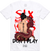 Point Blank - Dragon Lady T-Shirt - White / Red