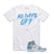 Point Blank - No Days Off T-Shirt - White / Carolina Blue