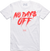 Point Blank - No Days Off T-Shirt - White / Crimson Orange