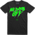 Point Blank - No Days Off T-Shirt - Black / Neon Green 2