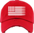 Point Blank - American Flag Dad Cap - Red