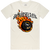 Point Blank - Flaming 8Ball Twill Applique T-Shirt - Natural